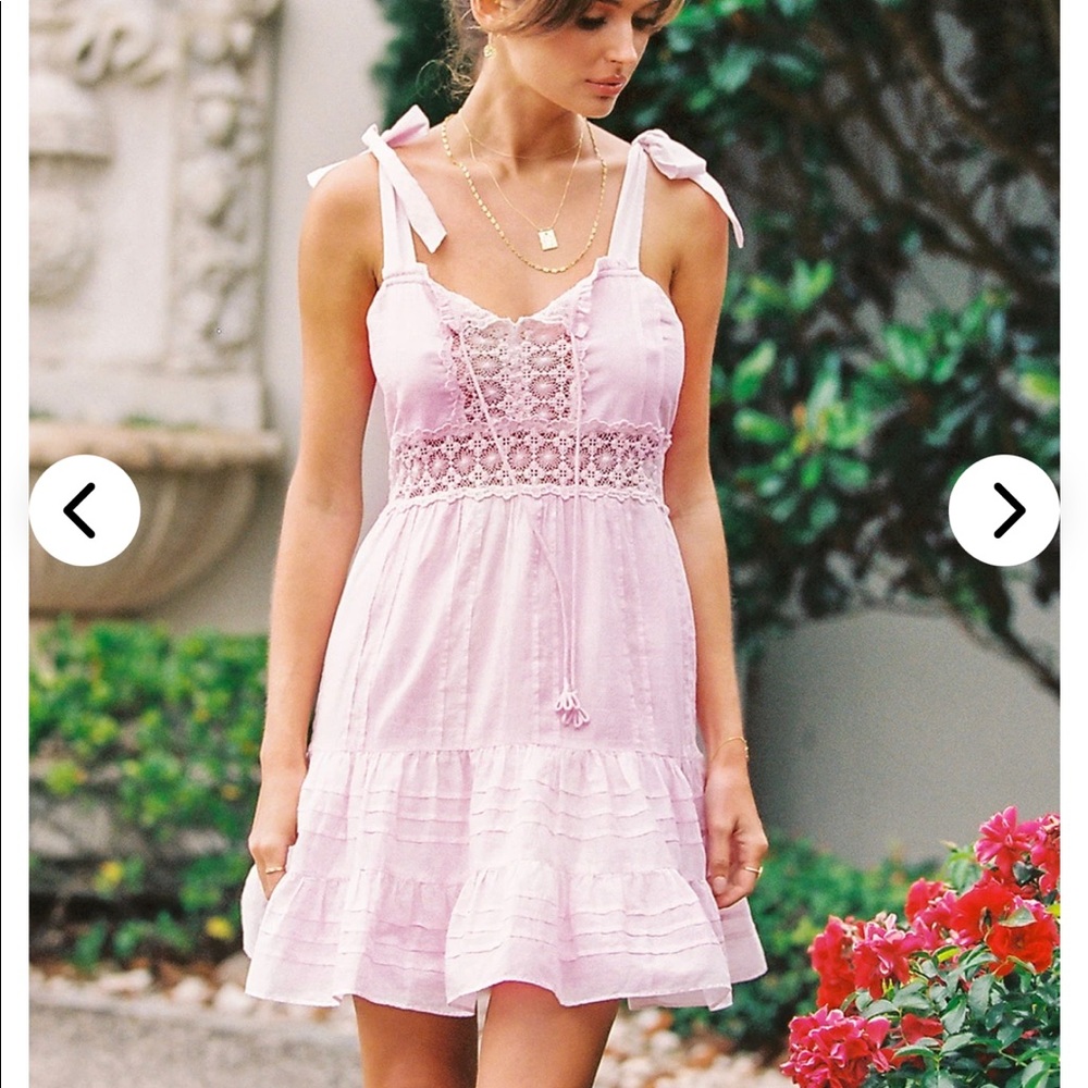Arnhem Poeme Mini Dress Blush